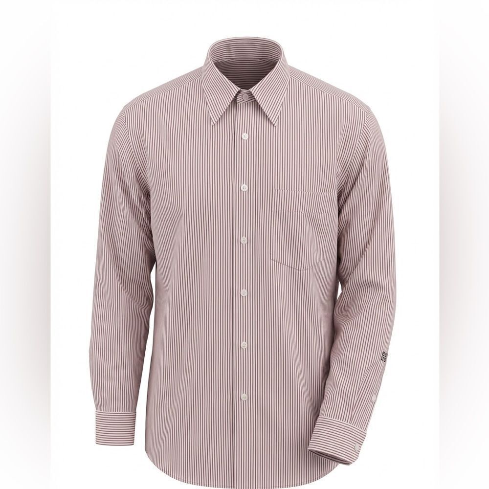Givenchy Men's Striped Button-Down Shirt red and white size 16
